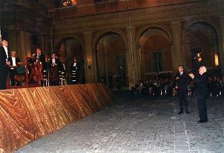 Concerto organizzato in occasione del 50° anniversario della Fondazione della Repubblica - Cortile d'Onore Palazzo del Quirinale