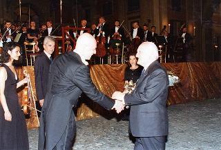 Concerto organizzato in occasione del 50° anniversario della Fondazione della Repubblica - Cortile d'Onore Palazzo del Quirinale