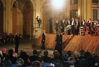 Concerto organizzato in occasione del 50° anniversario della Fondazione della Repubblica - Cortile d'Onore Palazzo del Quirinale