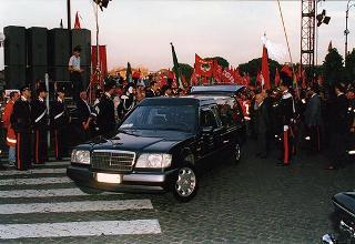 Roma, Piazza S. Giovanni in Laterano: intervento del Presidente della Repubblica ai funerali di Luciano Lama