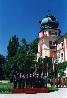 Lancut (Polonia): vertice dei Capi di Stato dei Paesi dell'Europa Centrale