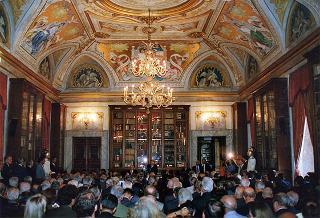 Roma, Palazzo Corsini: intervento del Presidente della Repubblica, in forma ufficiale, all'Adunanza solenne dell'Accademia nazionale dei Lincei, a chiusura dell'anno accademico
