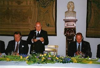 Firenze, Palazzo Medici Riccardi: colazione offerta dal Presidente della Repubblica in occasione del Consiglio Europeo di Firenze