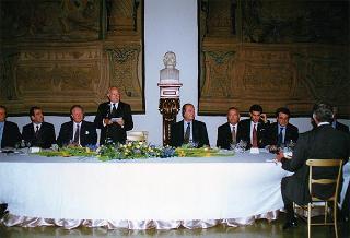 Firenze, Palazzo Medici Riccardi: colazione offerta dal Presidente della Repubblica in occasione del Consiglio Europeo di Firenze