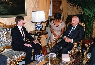 On. Patrick Kennedy e successiva colazione nel Belvedere del Torrino