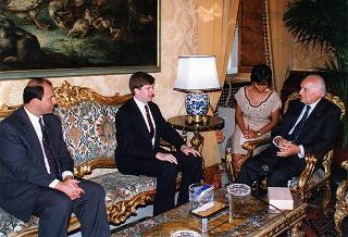 On. Patrick Kennedy e successiva colazione nel Belvedere del Torrino