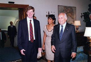 On. Patrick Kennedy e successiva colazione nel Belvedere del Torrino