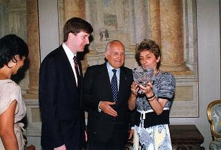 On. Patrick Kennedy e successiva colazione nel Belvedere del Torrino