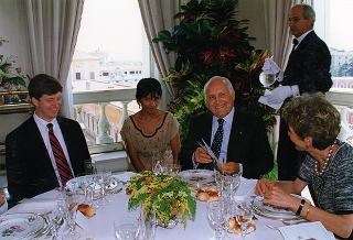 On. Patrick Kennedy e successiva colazione nel Belvedere del Torrino