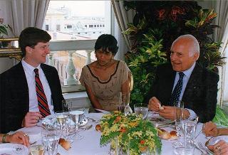 On. Patrick Kennedy e successiva colazione nel Belvedere del Torrino