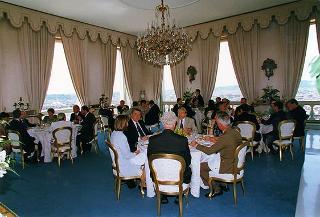 On. Patrick Kennedy e successiva colazione nel Belvedere del Torrino