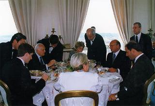 On. Patrick Kennedy e successiva colazione nel Belvedere del Torrino