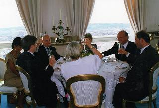 On. Patrick Kennedy e successiva colazione nel Belvedere del Torrino