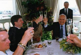 On. Patrick Kennedy e successiva colazione nel Belvedere del Torrino