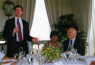 On. Patrick Kennedy e successiva colazione nel Belvedere del Torrino
