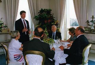 On. Patrick Kennedy e successiva colazione nel Belvedere del Torrino