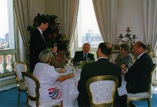 On. Patrick Kennedy e successiva colazione nel Belvedere del Torrino