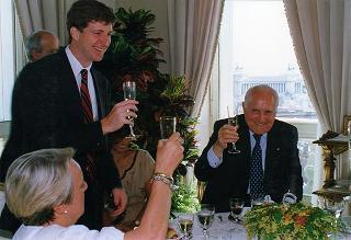 On. Patrick Kennedy e successiva colazione nel Belvedere del Torrino