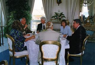 On. Patrick Kennedy e successiva colazione nel Belvedere del Torrino