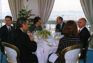 On. Patrick Kennedy e successiva colazione nel Belvedere del Torrino