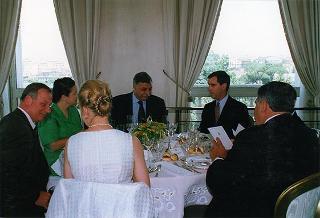 On. Patrick Kennedy e successiva colazione nel Belvedere del Torrino