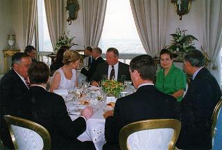 On. Patrick Kennedy e successiva colazione nel Belvedere del Torrino