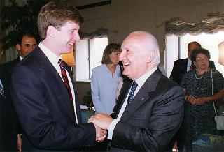On. Patrick Kennedy e successiva colazione nel Belvedere del Torrino