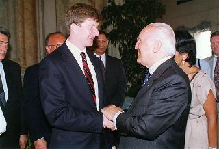 On. Patrick Kennedy e successiva colazione nel Belvedere del Torrino