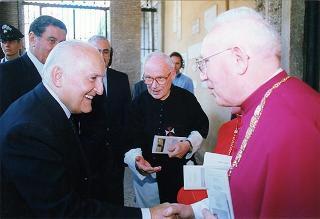 Roma, Chiesa di S. Giorgio al Velabro: intervento del Presidente della Repubblica alla cerimonia d'inaugurazione del restauro della Chiesa