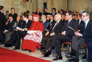 Roma, Chiesa di S. Giorgio al Velabro: intervento del Presidente della Repubblica alla cerimonia d'inaugurazione del restauro della Chiesa