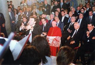 Roma, Chiesa di S. Giorgio al Velabro: intervento del Presidente della Repubblica alla cerimonia d'inaugurazione del restauro della Chiesa