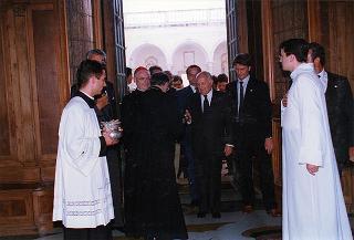 Cassino: intervento del Presidente della Repubblica all'inaugurazione della Mostra "Virgilio e il Chiostro", allestita presso l'Abbazia di Montecassino, e all'inaugurazione della Facoltà di Ingegneria dell'Università degli studi