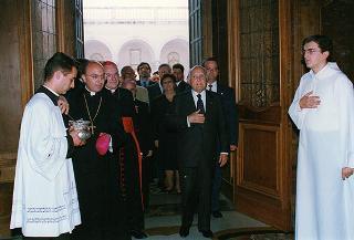 Cassino: intervento del Presidente della Repubblica all'inaugurazione della Mostra "Virgilio e il Chiostro", allestita presso l'Abbazia di Montecassino, e all'inaugurazione della Facoltà di Ingegneria dell'Università degli studi