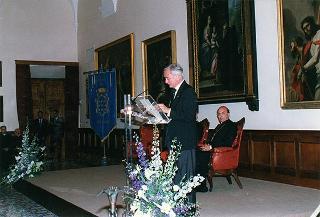 Cassino: intervento del Presidente della Repubblica all'inaugurazione della Mostra "Virgilio e il Chiostro", allestita presso l'Abbazia di Montecassino, e all'inaugurazione della Facoltà di Ingegneria dell'Università degli studi