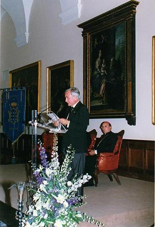 Cassino: intervento del Presidente della Repubblica all'inaugurazione della Mostra "Virgilio e il Chiostro", allestita presso l'Abbazia di Montecassino, e all'inaugurazione della Facoltà di Ingegneria dell'Università degli studi