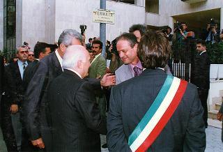 Cassino: intervento del Presidente della Repubblica all'inaugurazione della Mostra "Virgilio e il Chiostro", allestita presso l'Abbazia di Montecassino, e all'inaugurazione della Facoltà di Ingegneria dell'Università degli studi