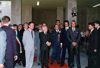 Cassino: intervento del Presidente della Repubblica all'inaugurazione della Mostra "Virgilio e il Chiostro", allestita presso l'Abbazia di Montecassino, e all'inaugurazione della Facoltà di Ingegneria dell'Università degli studi