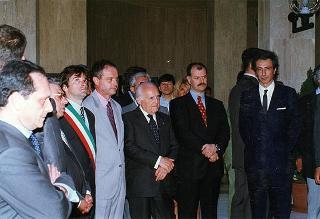 Cassino: intervento del Presidente della Repubblica all'inaugurazione della Mostra "Virgilio e il Chiostro", allestita presso l'Abbazia di Montecassino, e all'inaugurazione della Facoltà di Ingegneria dell'Università degli studi