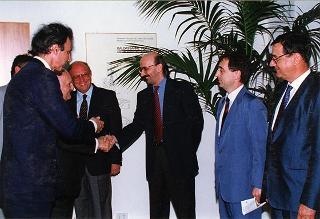 Cassino: intervento del Presidente della Repubblica all'inaugurazione della Mostra "Virgilio e il Chiostro", allestita presso l'Abbazia di Montecassino, e all'inaugurazione della Facoltà di Ingegneria dell'Università degli studi