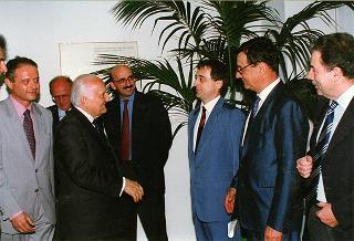 Cassino: intervento del Presidente della Repubblica all'inaugurazione della Mostra "Virgilio e il Chiostro", allestita presso l'Abbazia di Montecassino, e all'inaugurazione della Facoltà di Ingegneria dell'Università degli studi