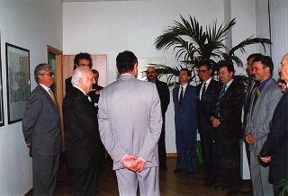 Cassino: intervento del Presidente della Repubblica all'inaugurazione della Mostra "Virgilio e il Chiostro", allestita presso l'Abbazia di Montecassino, e all'inaugurazione della Facoltà di Ingegneria dell'Università degli studi