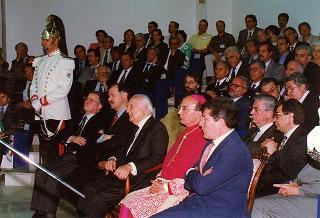 Cassino: intervento del Presidente della Repubblica all'inaugurazione della Mostra "Virgilio e il Chiostro", allestita presso l'Abbazia di Montecassino, e all'inaugurazione della Facoltà di Ingegneria dell'Università degli studi