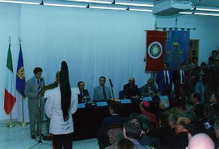 Cassino: intervento del Presidente della Repubblica all'inaugurazione della Mostra "Virgilio e il Chiostro", allestita presso l'Abbazia di Montecassino, e all'inaugurazione della Facoltà di Ingegneria dell'Università degli studi