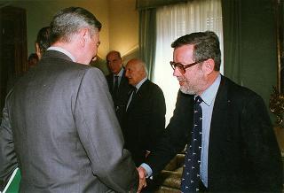 Roma, Palazzo dei Marescialli: intervento del Presidente della Repubblica alla seduta straordinaria del CSM per la discussione e l'approvazione della "Relazione al Parlamento sullo stato della giustizia per l'anno 1996"