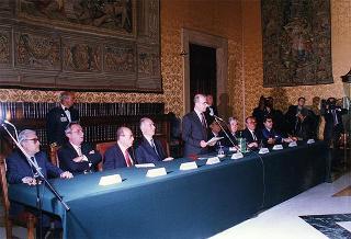 Roma, Camera dei Deputati: intervento del Presidente della Repubblica alla cerimonia di presentazione della Relazione finale del primo sessennio della Commissione di garanzia per l'attuazione della legge sullo sciopero nei servizi pubblici essenziali