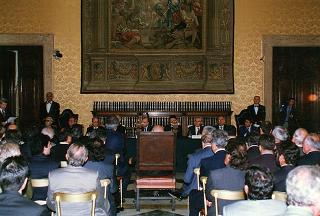 Roma, Camera dei Deputati: intervento del Presidente della Repubblica alla cerimonia di presentazione della Relazione finale del primo sessennio della Commissione di garanzia per l'attuazione della legge sullo sciopero nei servizi pubblici essenziali