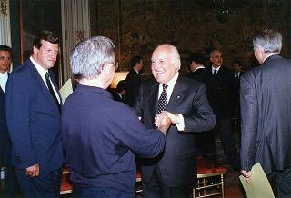 Esponenti della SPES, per la presentazione delle attività del sodalizio ai presidenti delle Regioni