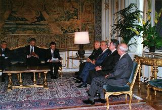 Esponenti della SPES, per la presentazione delle attività del sodalizio ai presidenti delle Regioni