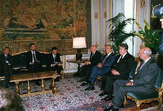 Esponenti della SPES, per la presentazione delle attività del sodalizio ai presidenti delle Regioni