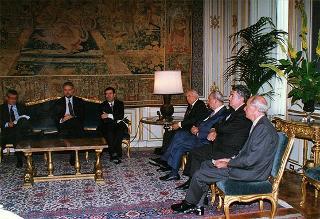 Esponenti della SPES, per la presentazione delle attività del sodalizio ai presidenti delle Regioni